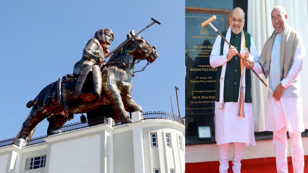 Polo statue in Manipur