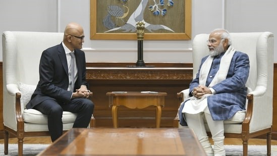 Microsoft CEO met PM Modi