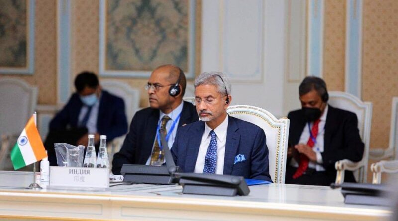 Jaishankar raised the issue of terrorism at the SCO summit