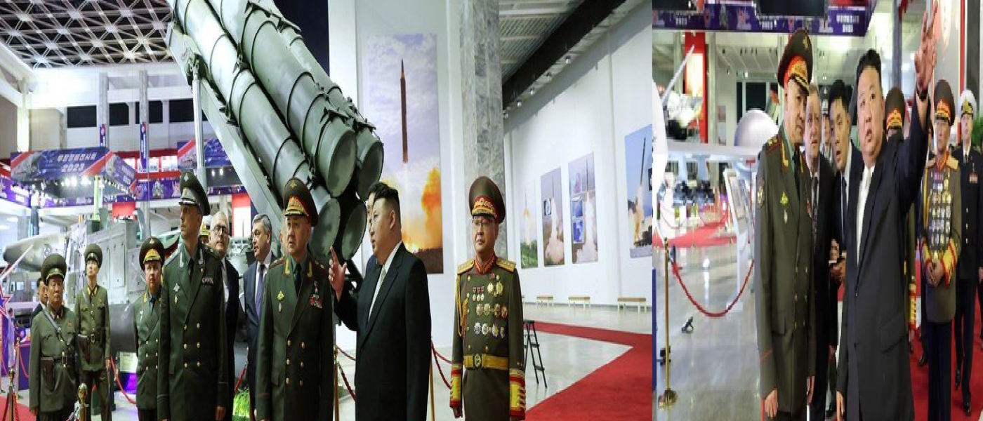North Korea: Kim Jong Un displays missiles
