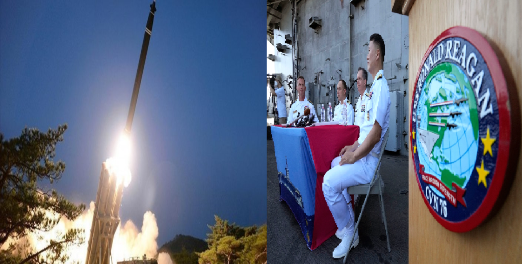 South Korea claims: North Korea fires ballistic missile towards East Sea, warns of retaliation.