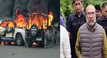 Manipur Violence: Biren Singh Took Stock Of The Ground Situation In The Violence-hit Area