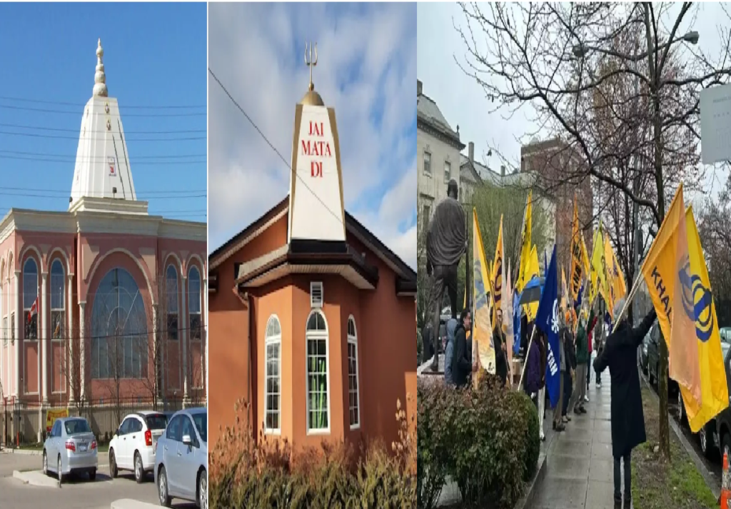 Khalistani followers attack a different Hindu temple in Canada