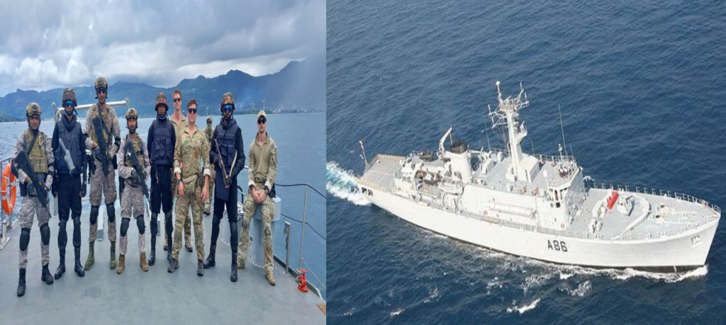INS Tir Leads Cutlass Express
