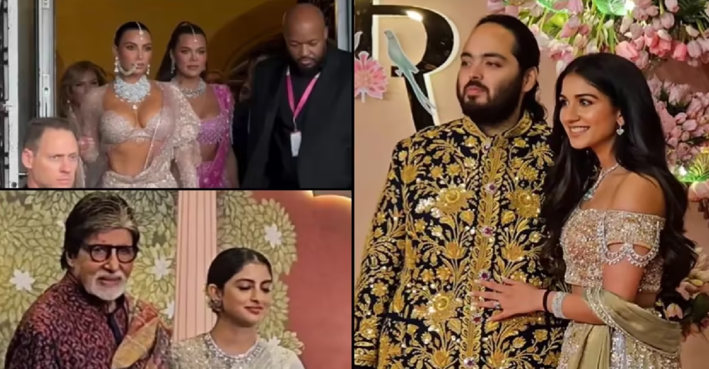 Anant-Radhika Wedding Day 2: Kardashian Sisters Steal the Show at Blessing Ceremony