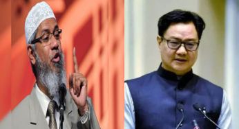 Fugitive Zakir Naik Provokes Muslims Over Waqf Bill, Kiren Rijiju’s Strong Response – Government Steps In