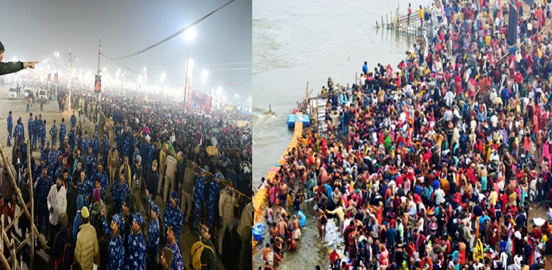 Mahakumbh Stampede: Chaos Near Sangam Gate, Akharas Cooperate with Administration