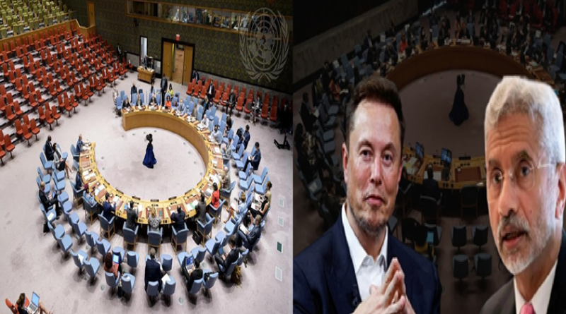 India Calls for UNSC Reforms, Elon Musk Criticizes India's Exclusion