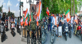 BJP bike rally in Srinagar: Massive Bike Rally Signals Rising Support