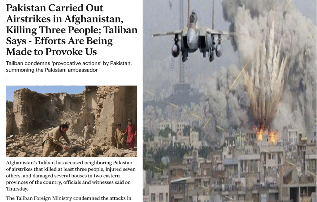 Pakistan Airstrikes in Afghanistan Kill Three: Taliban Accuses Islamabad of ‘Provocative Actions’