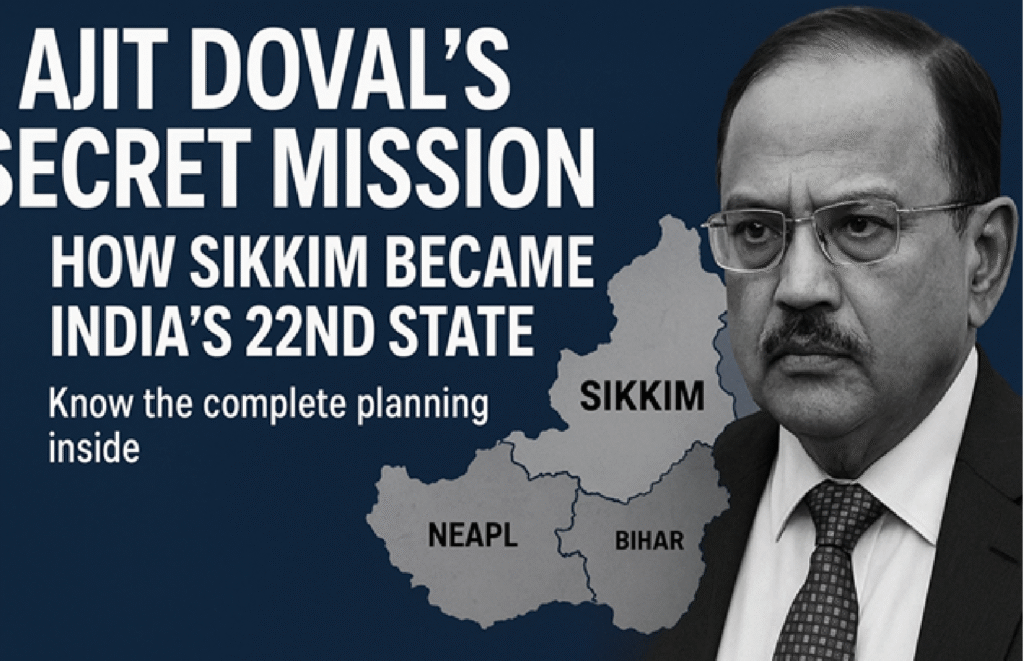 Ajit Doval’s Secret Mission: How Sikkim Became India’s 22nd State – Untold Story of Strategy and Power