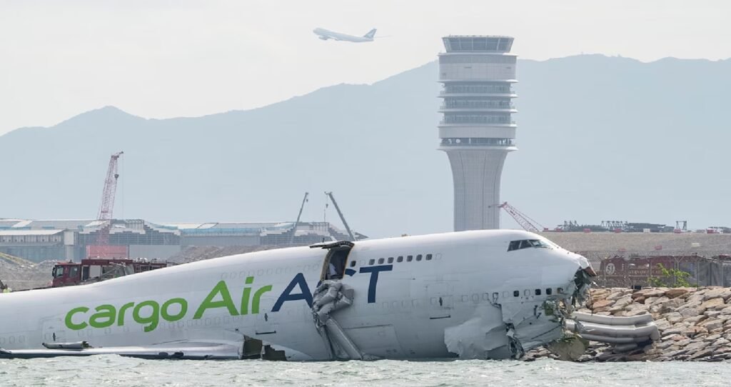 Hong Kong Cargo Plane Skids Off Runway, Two Dead in Tragic Accident