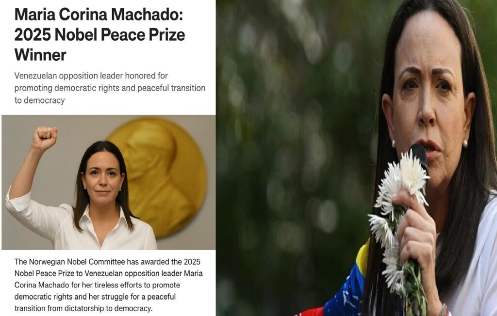 Maria Corina Machado Wins 2025 Nobel Peace Prize: A Triumph for Democracy in Venezuela