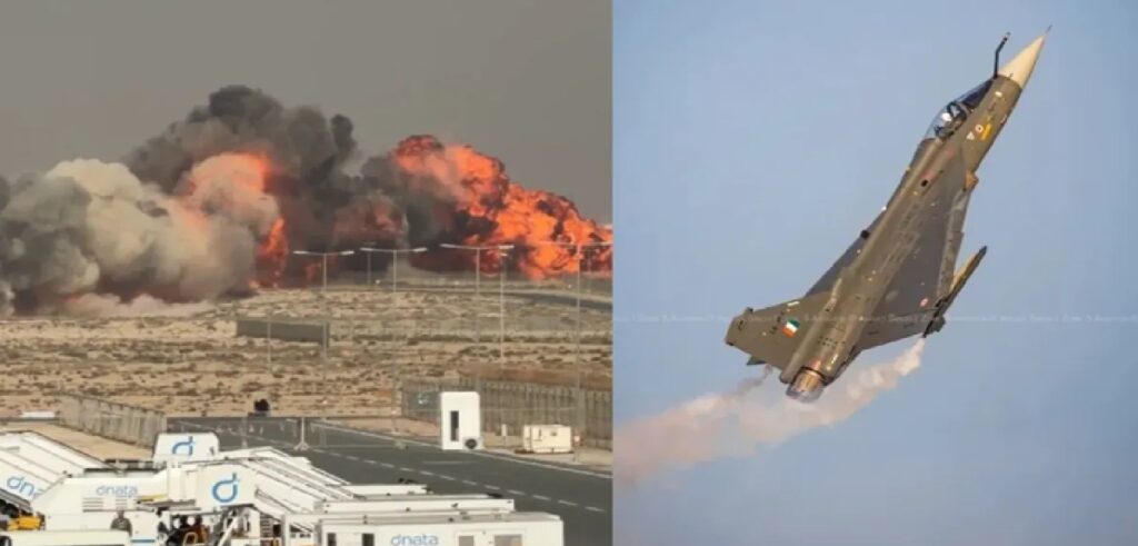 HAL Tejas Fighter Jet Crashes at Dubai Airshow — Major Setback for India’s Defence Export Ambitions