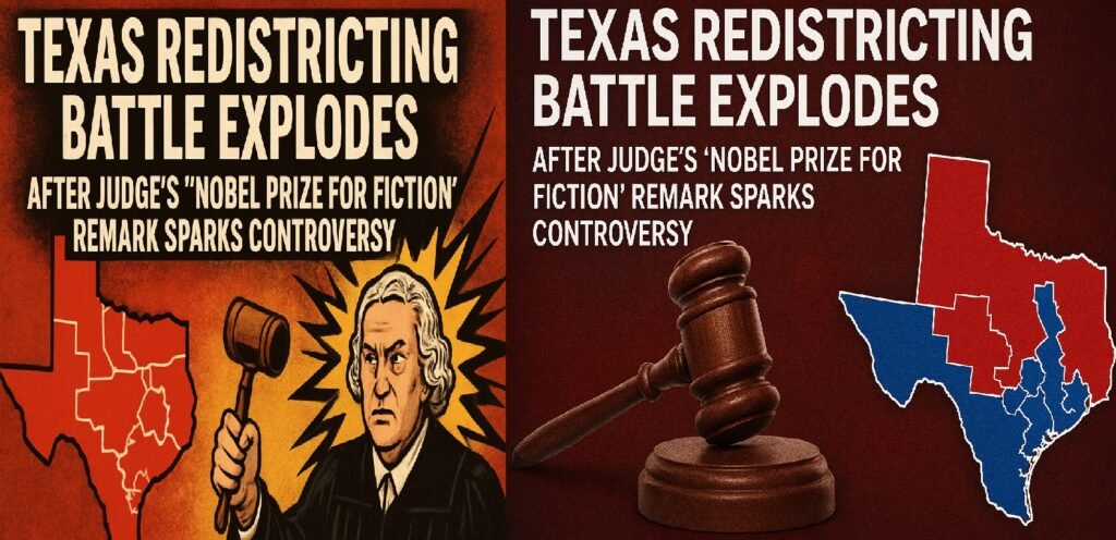 Texas Redistricting Battle Explodes After Judge’s “Nobel Prize for Fiction” Remark Sparks Controversy