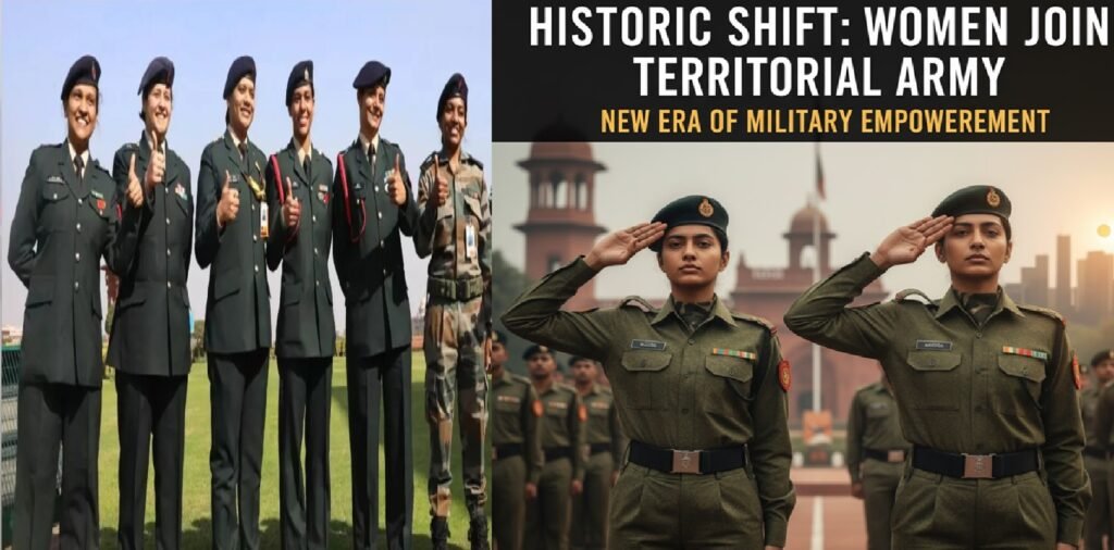 Historic Shift: Women Set to Join Territorial Army for the First Time, Marking a New Era of Military Empowerment