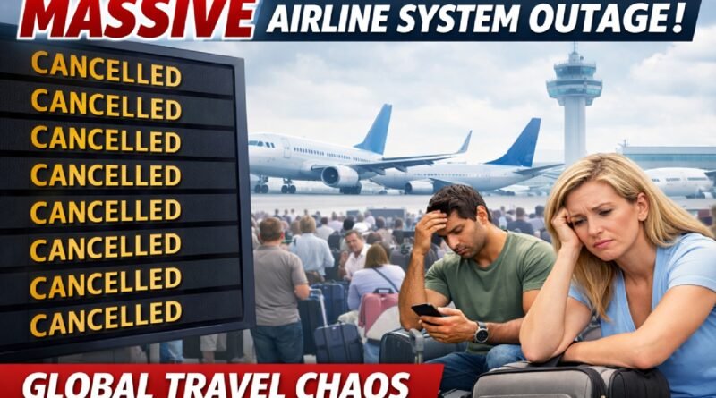 Massive Global Airline System Outage Grounds Thousands of Flights, Triggers Worldwide Travel Chaos