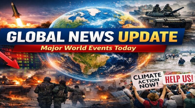 Global News Update: Major World Events Making Headlines Today