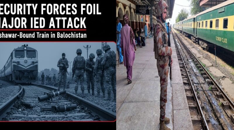 Security Forces Foil Major IED Attack: Security Forces Foil Major IED Attack on Peshawar-Bound Train in Balochistan, Preventing Massive Tragedy