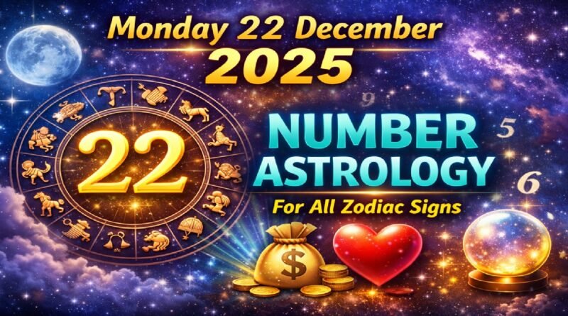 Numerology Predictions for Monday, 22 December 2025: Lucky Numbers for All Zodiac Signs