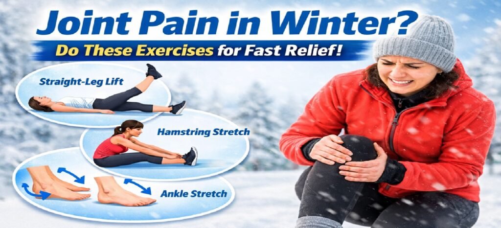 Why Joint Pain Increases in Winter: Science-Backed Reasons and Exercises That Give Relief in Minutes