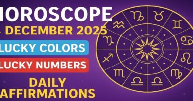 Horoscope – 4 December 2025: Lucky Colors, Numbers & Daily Affirmations for Every Zodiac Sign