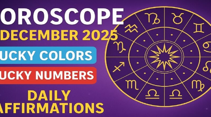 Horoscope – 4 December 2025: Lucky Colors, Numbers & Daily Affirmations for Every Zodiac Sign
