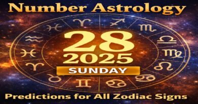 Number Astrology Predictions for Sunday, 28 December 2025