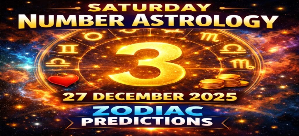 Saturday Number Astrology: 27 December 2025 Predictions for All Zodiac Signs