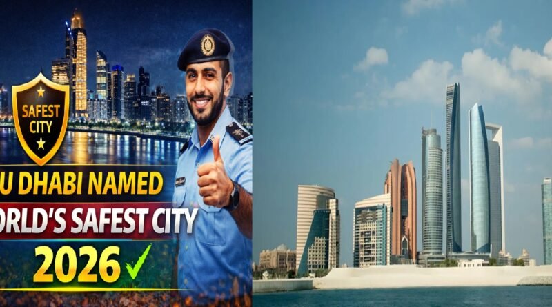 Abu Dhabi Named World’s Safest City 2026, Tops Global Safety Rankings