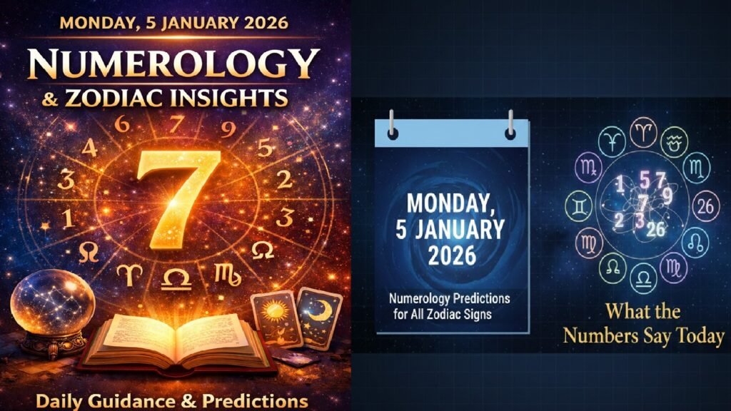 Monday - 5 January 2026 Numerology Predictions for All Zodiac Signs: What the Numbers Say Today