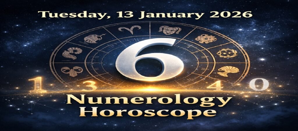 Tuesday - 13 January 2026 Numerology Horoscope: What the Powerful Number 6 Means for All Zodiac Signs