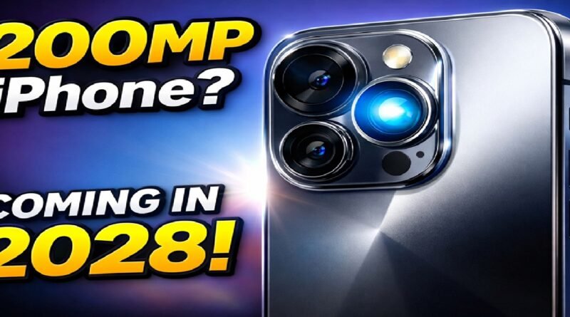 Apple iPhone with 200MP Camera Could Arrive in 2028: What We Know So Far