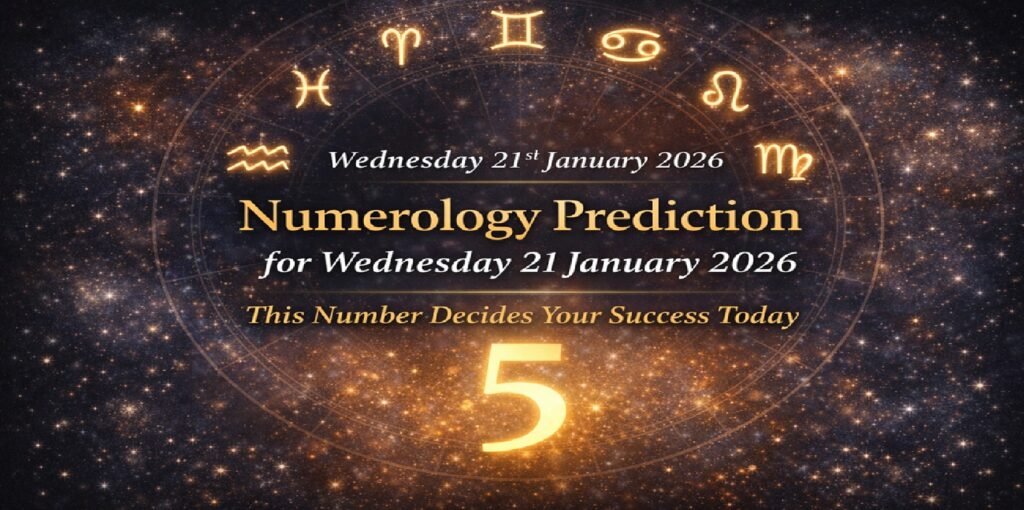 Numerology Forecast for All Zodiac Signs — Wednesday, 21st January 2026