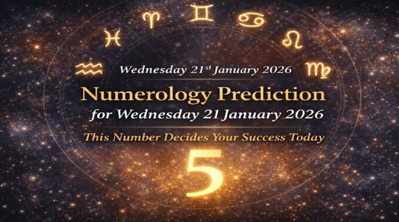 Numerology Forecast for All Zodiac Signs — Wednesday, 21st January 2026