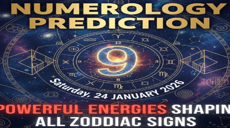 🔮 Numerology Prediction for Saturday, 24 January 2026: Powerful Energies Shaping All Zodiac Signs