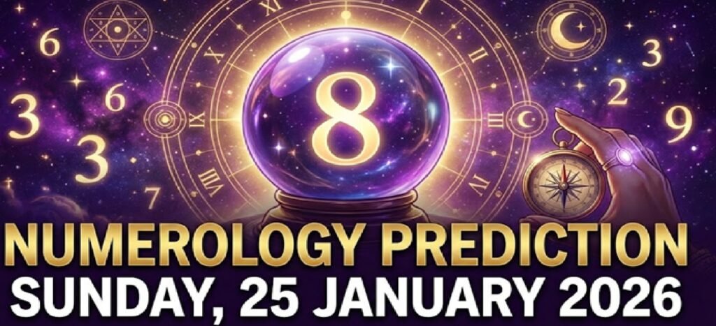 🔮 Numerology Prediction for Sunday, 25 January 2026: A Turning Point for All Zodiac Signs