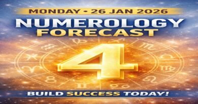 🔮 Numerology Forecast for Monday, 26 January 2026: Powerful Insights for All Zodiac Signs
