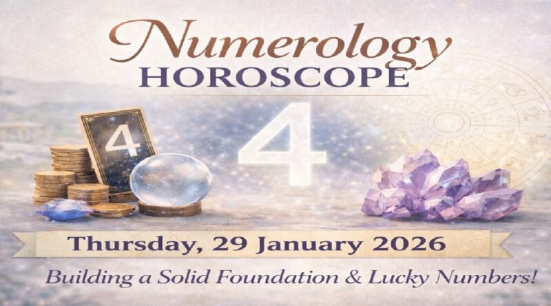 Numerology Horoscope for Thursday, 29 January 2026: Daily Number Predictions for All Zodiac Signs