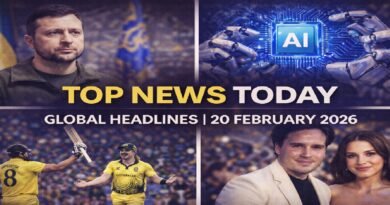 🌍 Global News Today — 20 February 2026: The global agenda is being shaped by AI diplomacy, geopolitics, T20 World Cup action, economic changes, and cultural highlights.