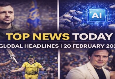 🌍 Global News Today — 20 February 2026: The global agenda is being shaped by AI diplomacy, geopolitics, T20 World Cup action, economic changes, and cultural highlights.