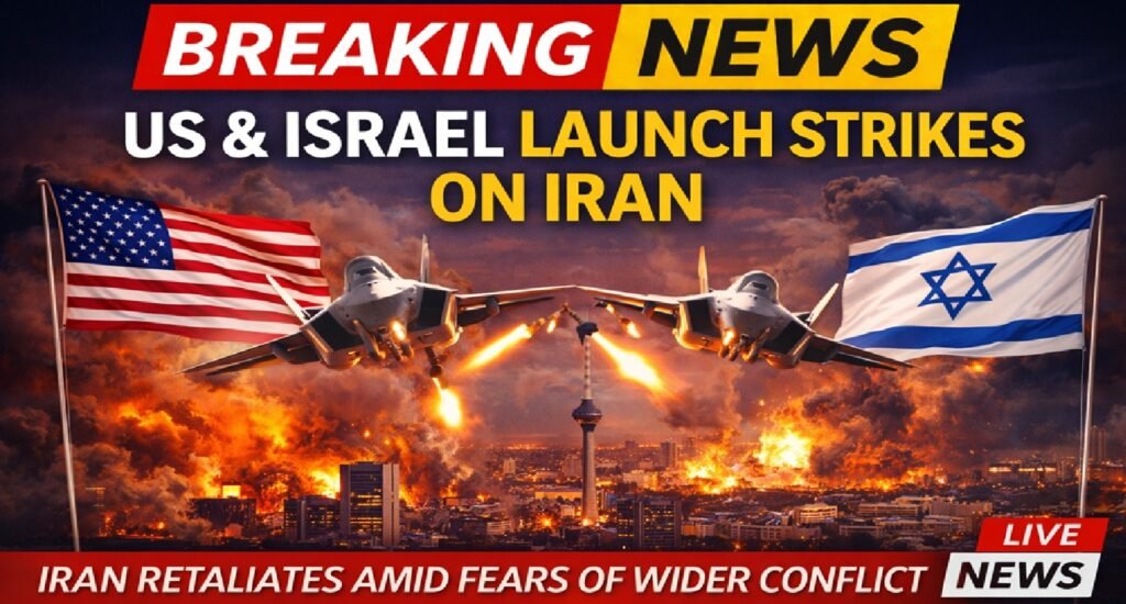 US and Israel Launch Coordinated Strikes on Iran: Tehran Retaliates Amid Fears of Wider Middle East War