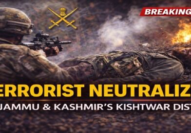 Terrorist Neutralized in Jammu and Kashmir’s Kishtwar District; Security Forces Intensify Anti-Terror Operations