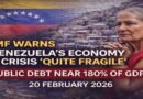 IMF Warns Venezuela’s Economy and Humanitarian Situation Remain “Quite Fragile”