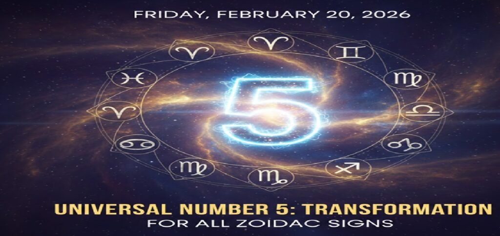 Friday - February 20, 2026 Numerology Horoscope: Transformative Universal Number 5 Energy for All Zodiac Signs