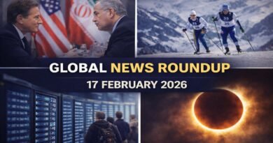 Global News Roundup — 17 February 2026: Geopolitics, AI investments, markets, sports, and a rare solar eclipse dominate world headlines