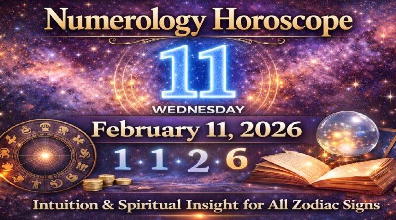 Numerology Horoscope for Wednesday - February 11, 2026: Master Number 11 Awakens Intuition and Spiritual Insight