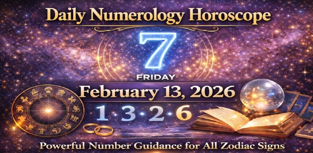 Daily Numerology Horoscope for Friday, February 13, 2026 – Powerful Number Guidance for All Zodiac Signs