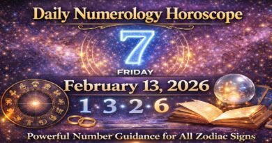 Daily Numerology Horoscope for Friday, February 13, 2026 – Powerful Number Guidance for All Zodiac Signs