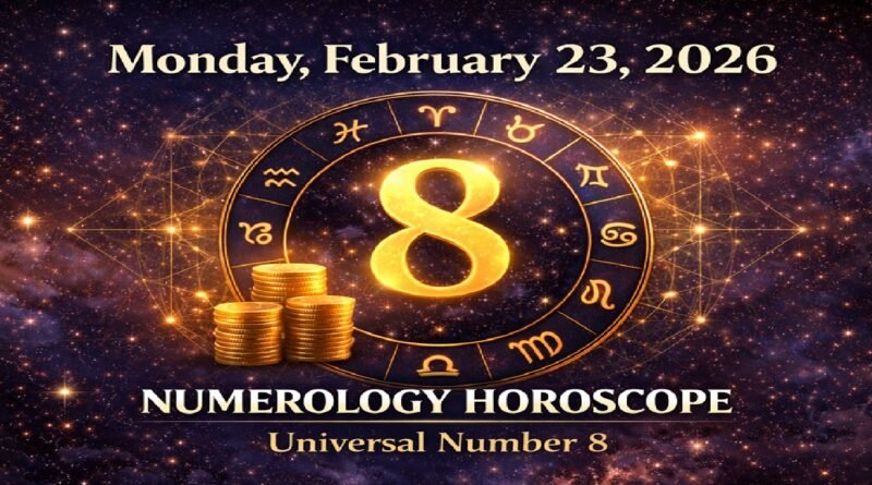 Numerology Horoscope for Monday, February 23, 2026: Universal Number 8 Brings Power, Money & Career Breakthroughs